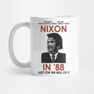 Richard Nixon in 88 Punk Rock Parody Design Mug